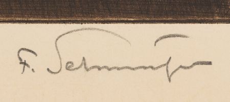 Lot #121 Albert Einstein Oversized Etching by Ferdinand Schmutzer (1921) - Image 2