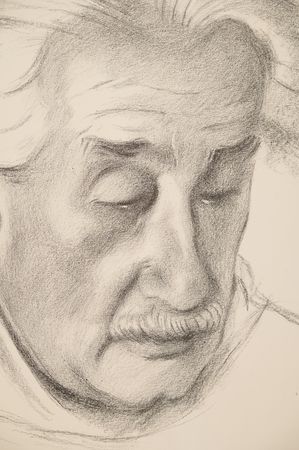Lot #136 Albert Einstein Oversized Lithograph by Eugen Spiro (1930) - Image 4