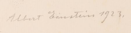 Lot #128 Albert Einstein Signed Lithograph by Hermann Struck (c. 1923) (Ltd. Ed. #77/150) - Image 2