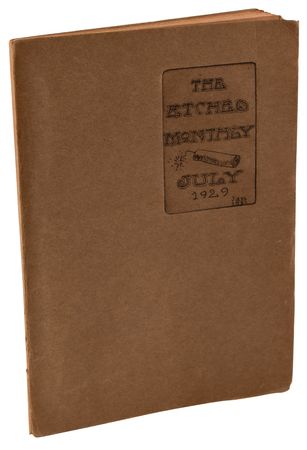 Lot #123 Albert Einstein Etching by Bernhardt Wall in 'The Etched Monthly' Booklet (Ltd. Ed. of 250) - Image 3