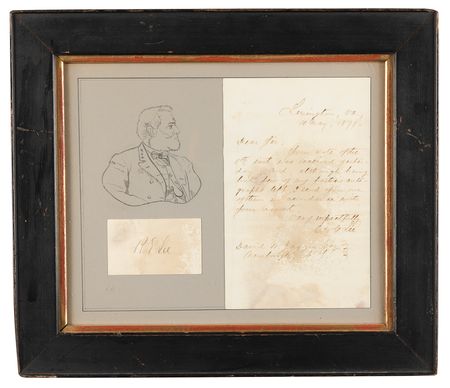 Lot #381 Robert E. Lee Signature - Image 2