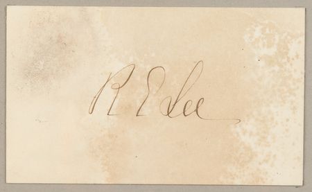 Lot #381 Robert E. Lee Signature - Image 3