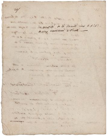 Lot #299 Peter Gustav Lejeune Dirichlet Handwritten Mathematical Manuscript for His 'Note on Definite Integrals' - Image 3