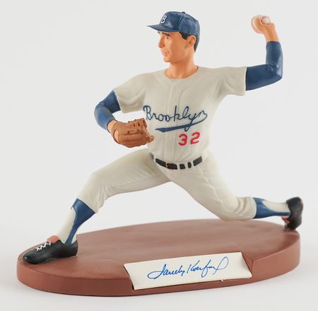 Lot #654 Sandy Koufax Signed Salvino Figurine (Ltd. Ed. #0601/2500) - Image 3