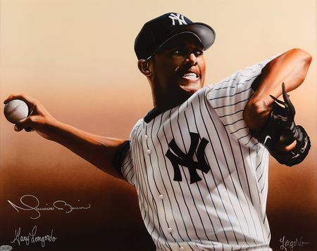 Lot #663 Mariano Rivera Signed Poster (19.75? x 15.75?) - Image 2