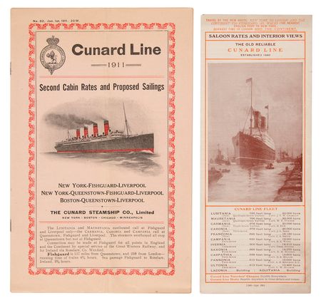 Lot #265 Titanic (4) White Star Line Pre-Launch Promotional Items (1910-1911) - Image 13