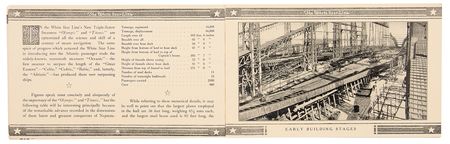 Lot #265 Titanic (4) White Star Line Pre-Launch Promotional Items (1910-1911) - Image 3