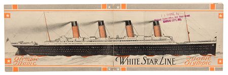 Lot #265 Titanic (4) White Star Line Pre-Launch Promotional Items (1910-1911) - Image 5