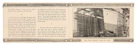 Lot #265 Titanic (4) White Star Line Pre-Launch Promotional Items (1910-1911) - Image 6