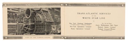 Lot #265 Titanic (4) White Star Line Pre-Launch Promotional Items (1910-1911) - Image 7