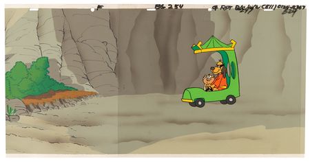 Lot #923 Hong Kong Phooey and Spot the Cat production cel from Hong Kong Phooey - Image 2