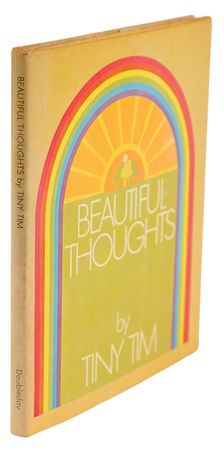 Lot #635 Tiny Tim Signed Book - Beautiful Thoughts - Image 3