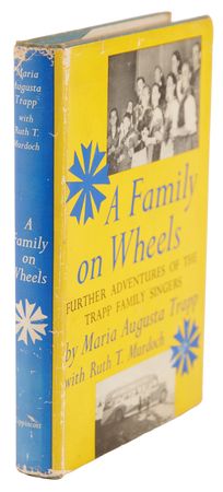 Lot #637 Maria von Trapp Signed Book - A Family on Wheels - Image 3