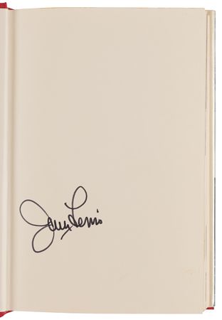 Lot #606 Jerry Lewis Signed Book - Jerry Lewis In Person - Image 4