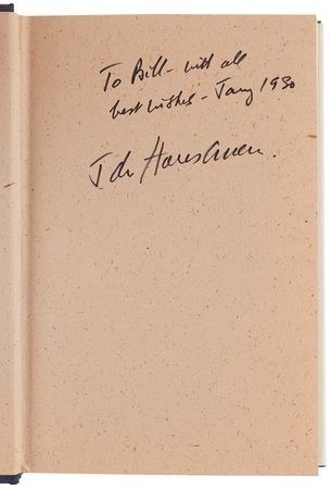 Lot #599 John Houseman (2) Signed Books - Final Dress and Front & Center - Image 2