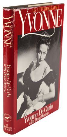 Lot #579 Yvonne DeCarlo Signed Book - Yvonne: An Autobiography - Image 3