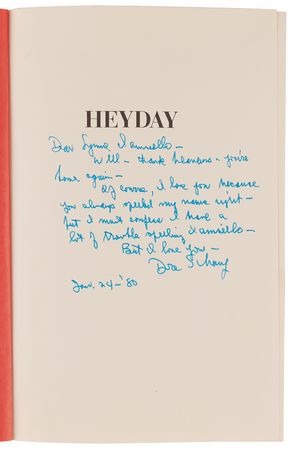 Lot #626 Dore Schary Signed Book - Heyday - Image 4
