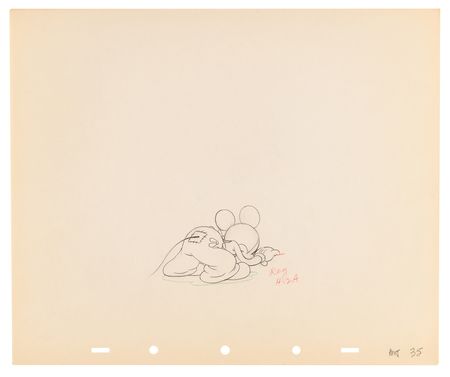 Lot #709 Mickey Mouse production drawings (26) from Mickey's Elephant - Image 14