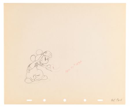 Lot #709 Mickey Mouse production drawings (26) from Mickey's Elephant - Image 27