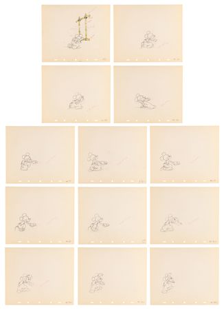 Lot #709 Mickey Mouse production drawings (26) from Mickey's Elephant - Image 3