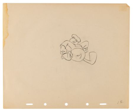 Lot #802 Donald Duck production drawings (12), most from Modern Inventions - Image 4