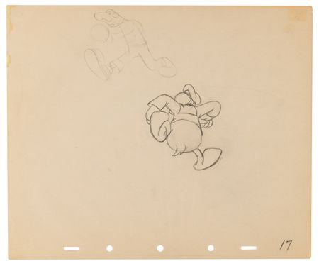Lot #802 Donald Duck production drawings (12), most from Modern Inventions - Image 5