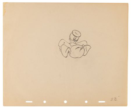 Lot #802 Donald Duck production drawings (12), most from Modern Inventions - Image 6