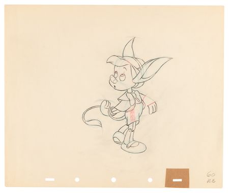 Lot #735 Pinocchio production drawings (11) from Pinocchio - Image 10