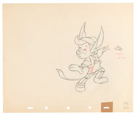 Lot #735 Pinocchio production drawings (11) from Pinocchio - Image 12