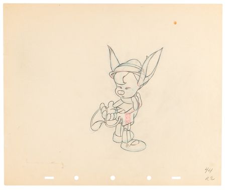 Lot #735 Pinocchio production drawings (11) from Pinocchio - Image 2