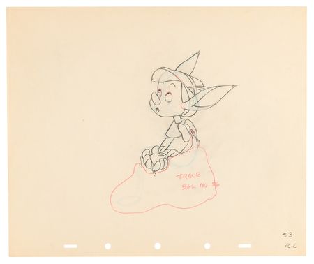 Lot #735 Pinocchio production drawings (11) from Pinocchio - Image 6