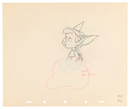 Lot #735 Pinocchio production drawings (11) from Pinocchio - Image 7