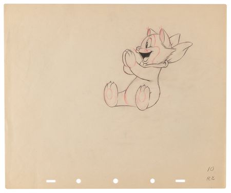 Lot #732 Figaro production drawings (17) from Pinocchio - Image 5