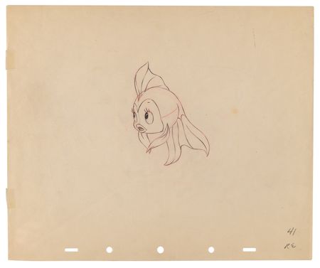 Lot #832 Cleo production drawings (2) from Pinocchio - Image 3