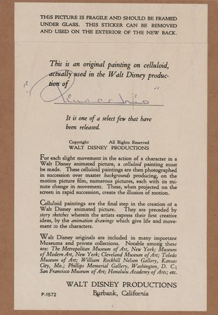 Lot #733 Pinocchio and Jiminy Cricket storyboard concept drawing from Pinocchio - Image 2