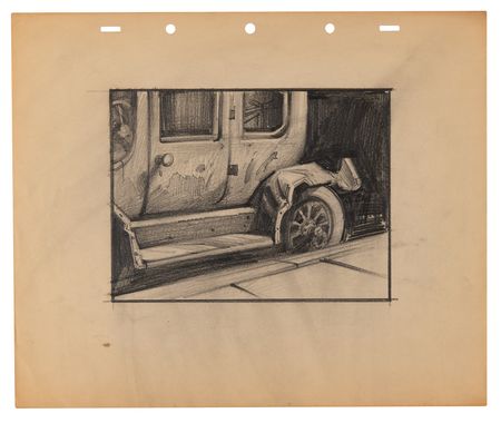 Lot #787 Ken Hultgren and Disney Animation Studio Artists (15) Original Drawings of Animals, Planes, and Settings - Image 13