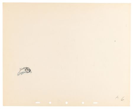 Lot #849 Baby bunny rough production drawings (10) from Bambi - Image 3