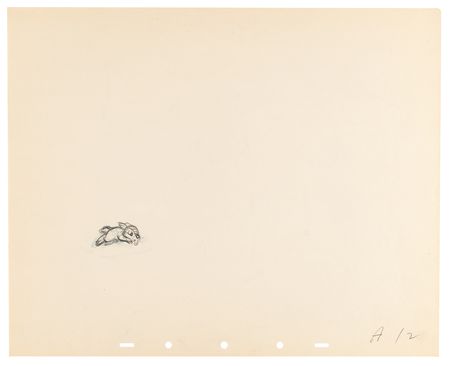 Lot #849 Baby bunny rough production drawings (10) from Bambi - Image 6