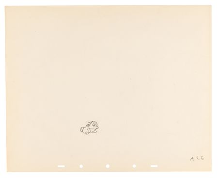 Lot #849 Baby bunny rough production drawings (10) from Bambi - Image 9