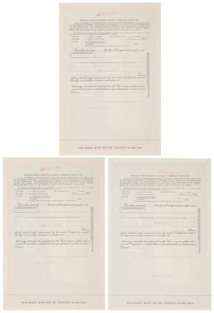 Lot #356 Ringling Bros. and Barnum & Bailey (3) Stock Certificates - Image 3