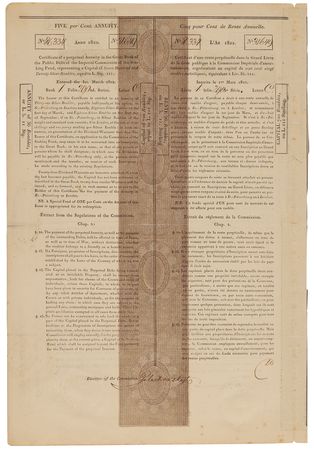 Lot #358 Nathan Mayer Rothschild Document Signed - Image 3