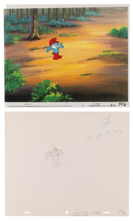 Lot #779 Smurfs (15) production cels and (16) production drawings from The Smurfs - Image 10