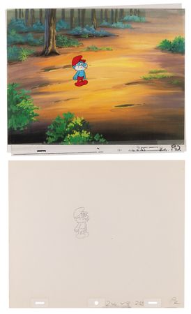 Lot #779 Smurfs (15) production cels and (16) production drawings from The Smurfs - Image 11