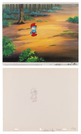 Lot #779 Smurfs (15) production cels and (16) production drawings from The Smurfs - Image 12