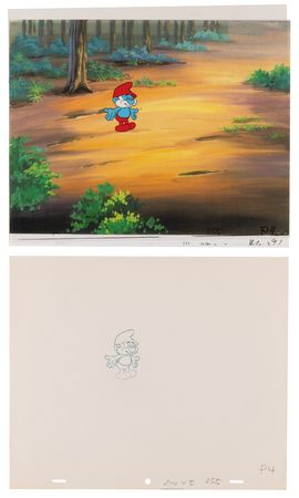 Lot #779 Smurfs (15) production cels and (16) production drawings from The Smurfs - Image 13