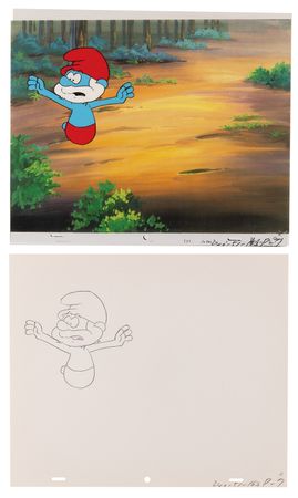 Lot #779 Smurfs (15) production cels and (16) production drawings from The Smurfs - Image 15