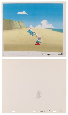 Lot #779 Smurfs (15) production cels and (16) production drawings from The Smurfs - Image 4
