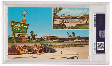 Lot #458 Gus Grissom Signed Postcard - Image 2