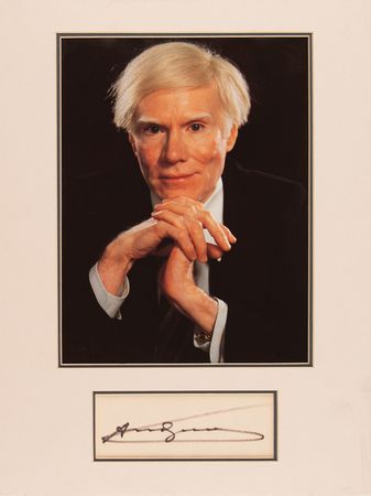Lot #507 Andy Warhol Signature - Image 1