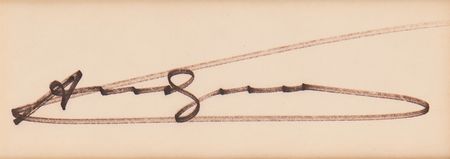 Lot #507 Andy Warhol Signature - Image 2